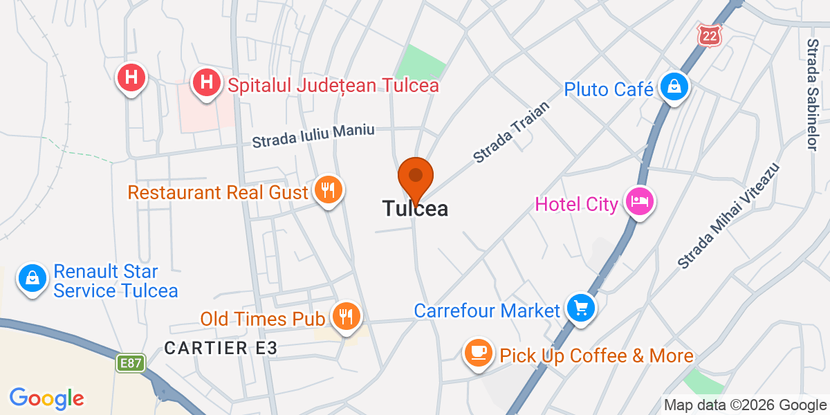 Hartă - Tulcea