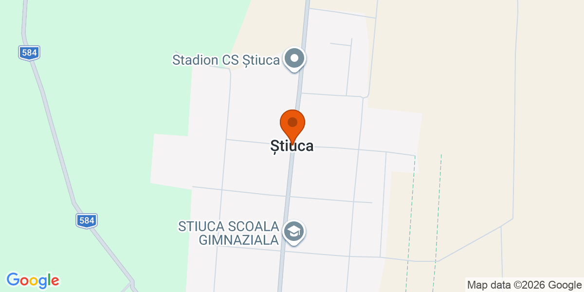 Hartă - Știuca, Timiş