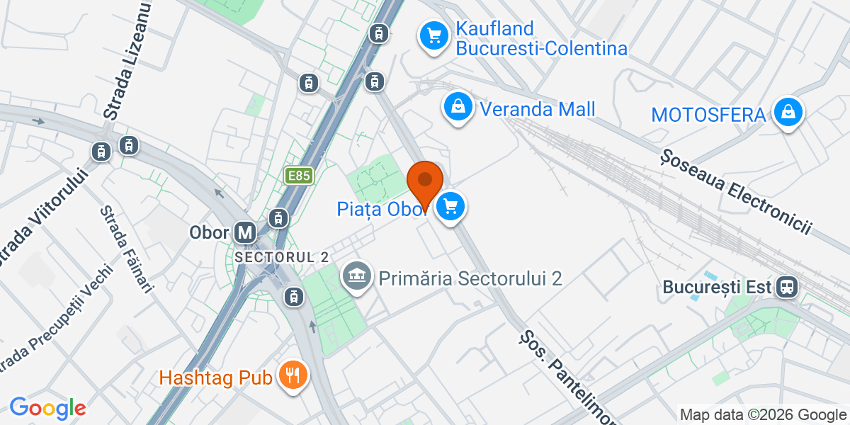 Hartă - Obor, București