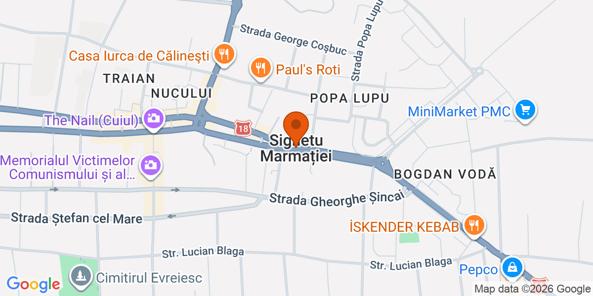 Hartă - Sighetu Marmației
