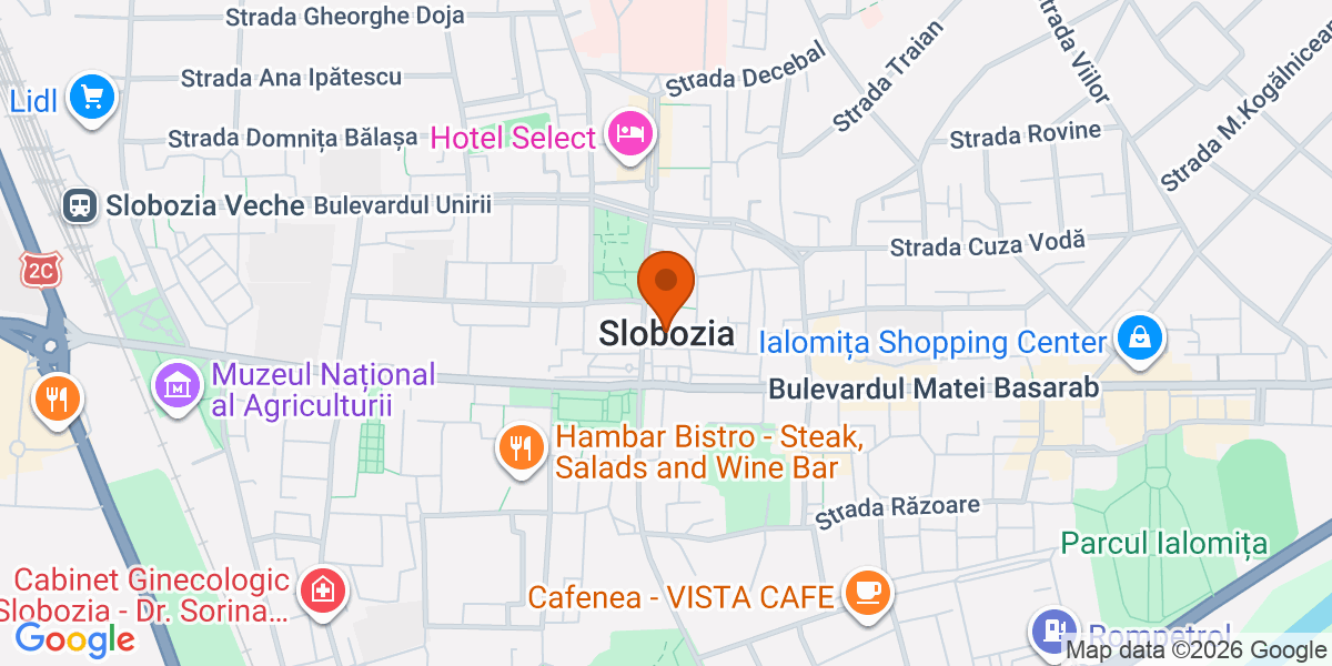 Hartă - Slobozia