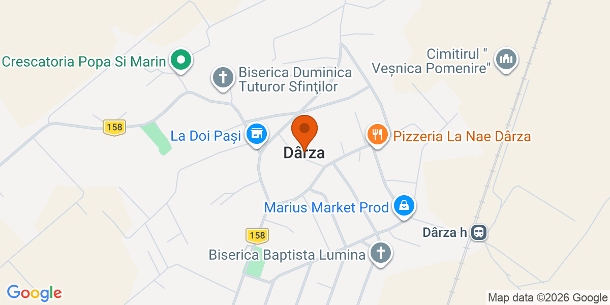 Hartă - Dârza