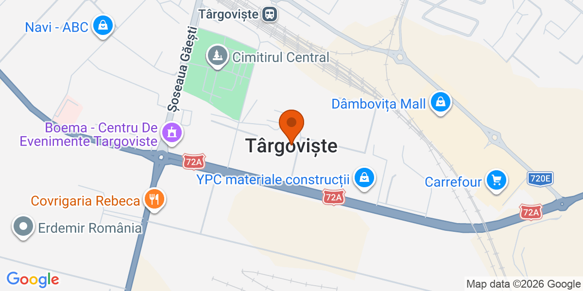 Hartă - Târgoviște