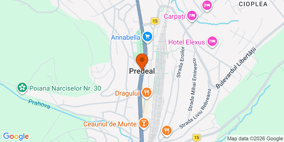 Hartă - Predeal
