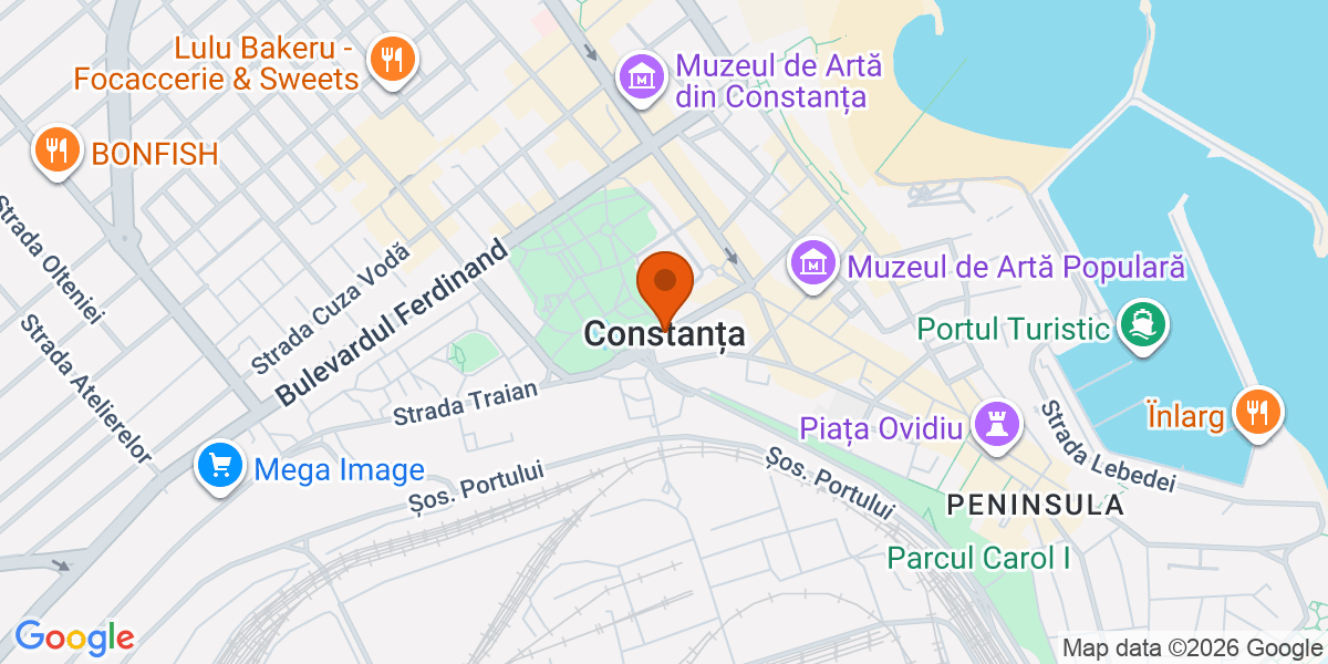 Hartă - Constanța