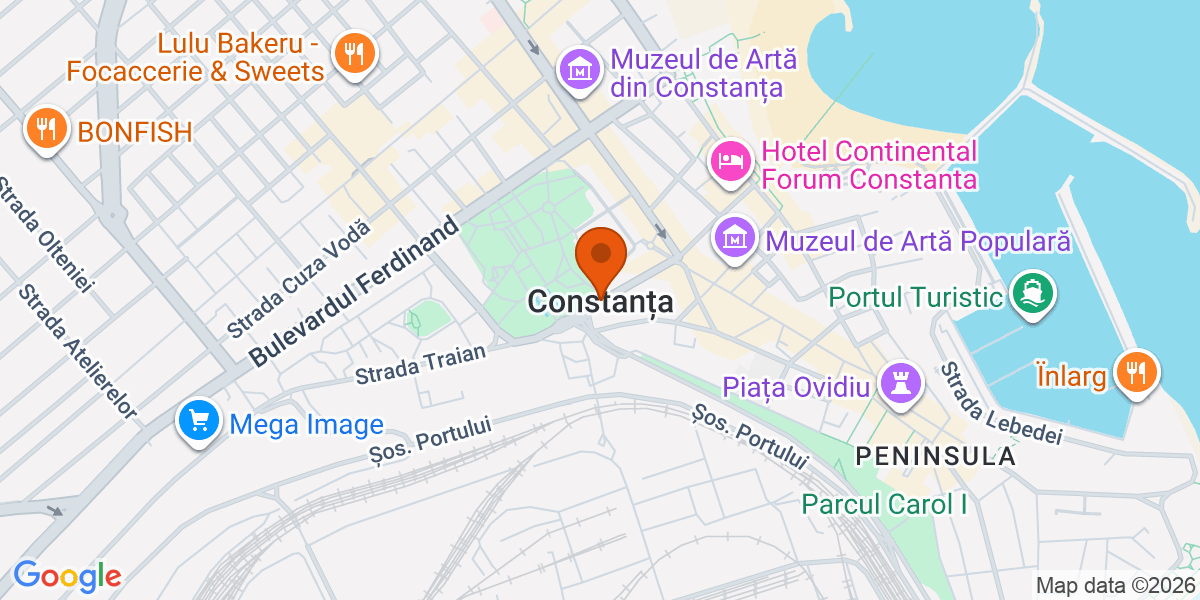 Hartă - Constanța
