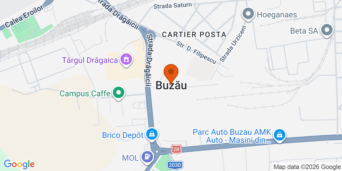 Hartă - Buzău