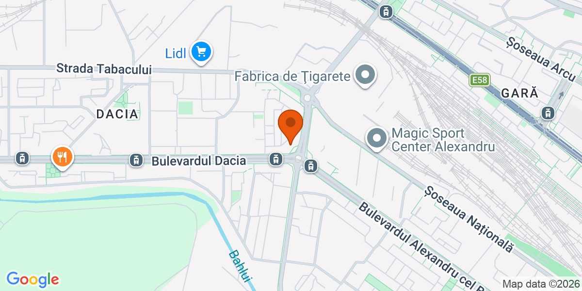 Hartă - Bulevardul Dacia 2, Iași