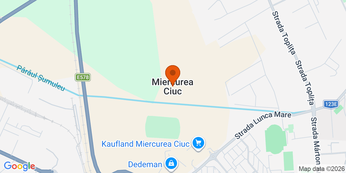 Hartă - Miercurea Ciuc