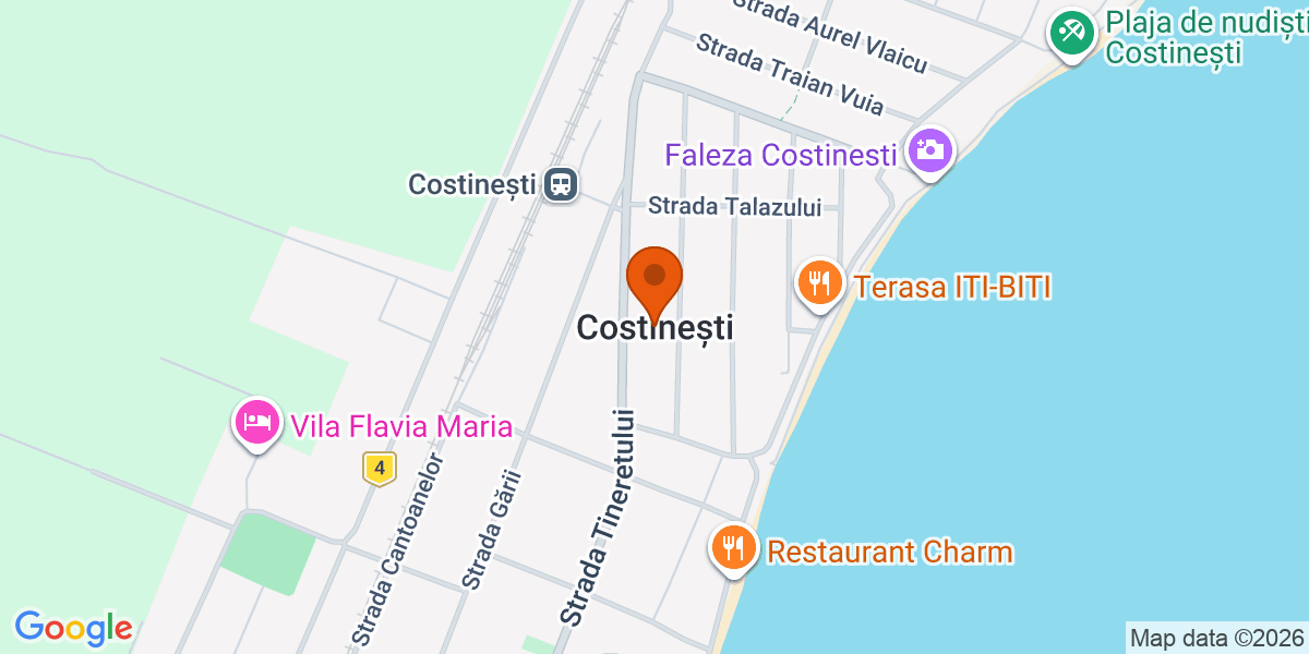 Hartă - Costinești