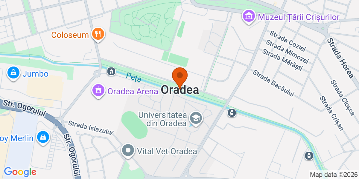 Hartă - Oradea